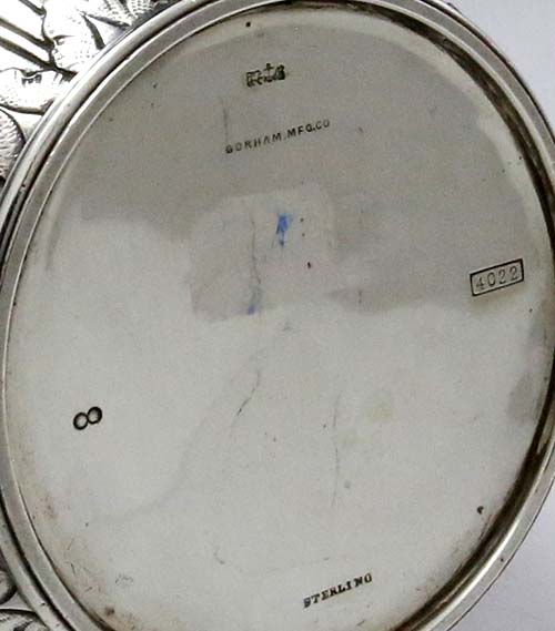 Gorham marks on wine jug antique silver